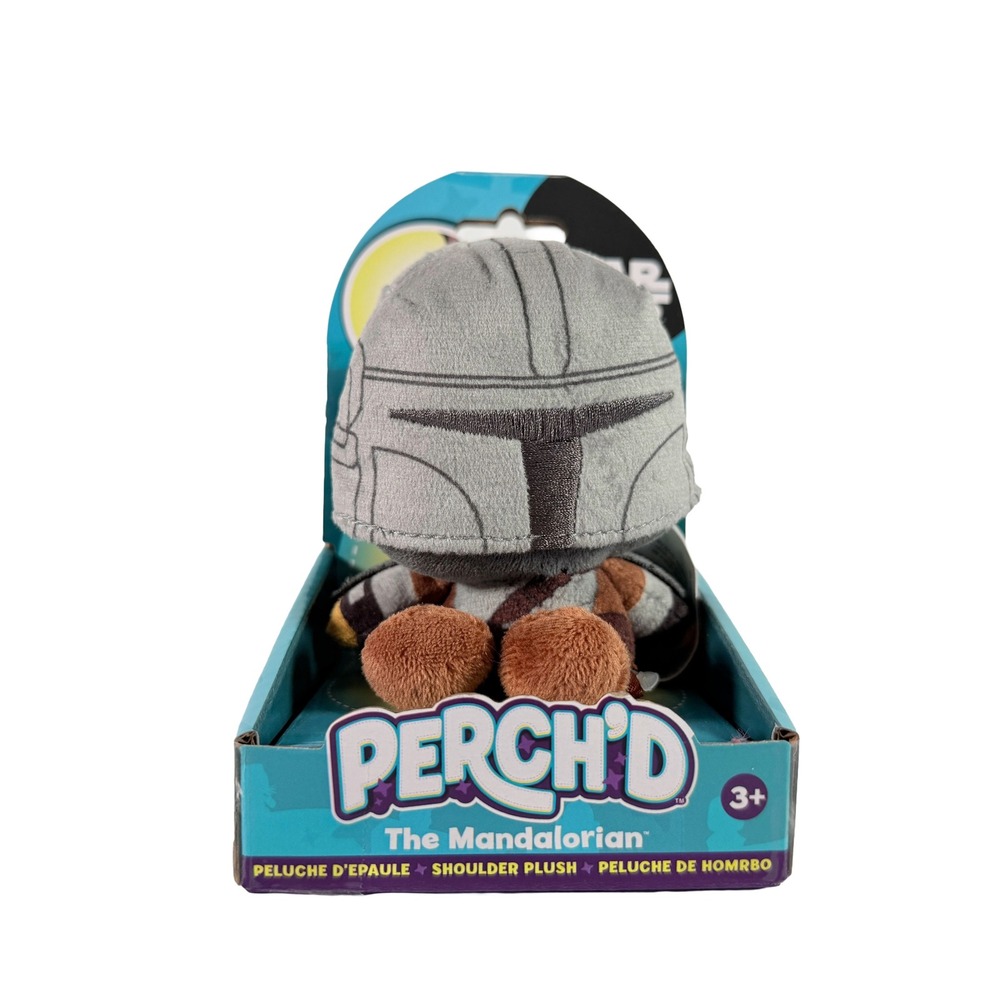 Star Wars The Mandalorian Perch'd Shoulder Plush Just Play Magnetic 3+ NIB